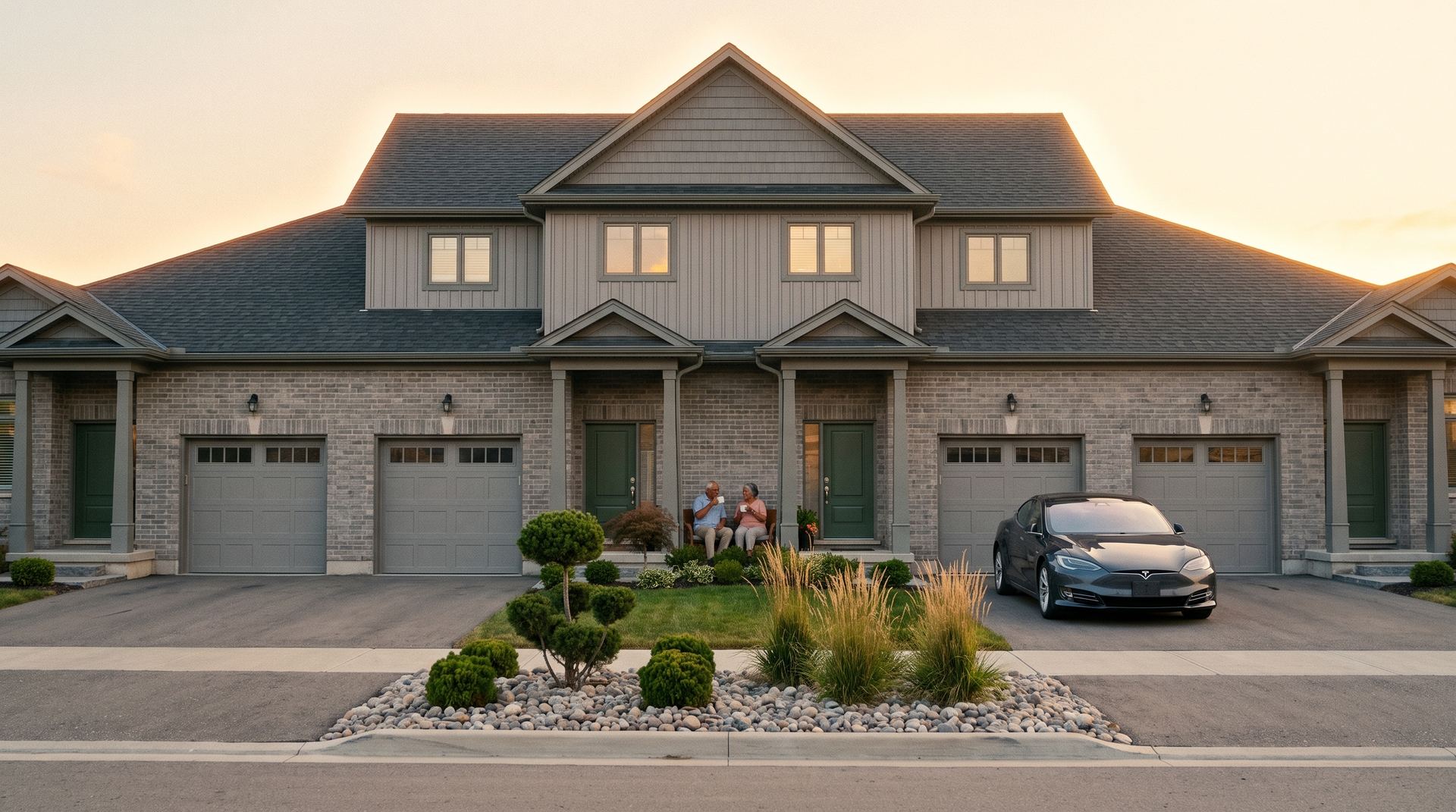 The Birch — elegant townhome
